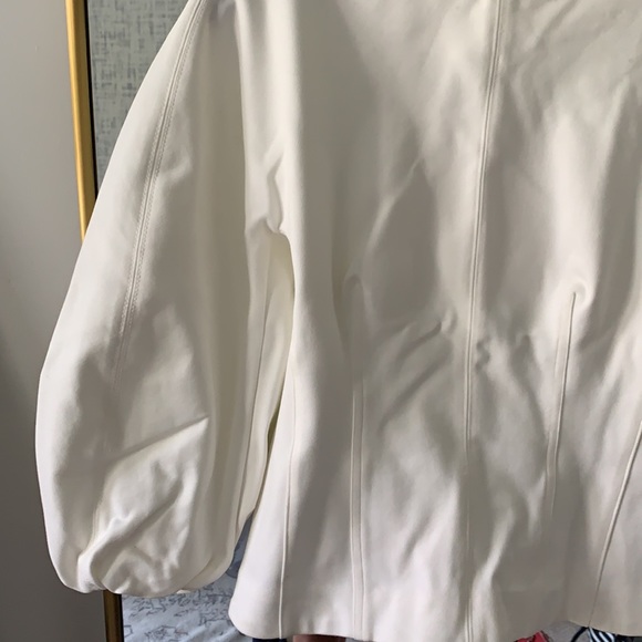 COPY - Tibi white puff sleeve corset top - Picture 3 of 7